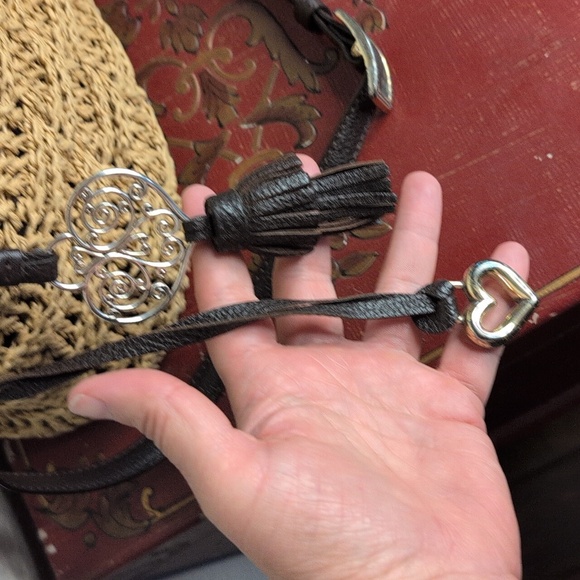 Brighton Leather and Woven Purse - Picture 3 of 9